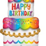 Giant Birthday Cake Free Standing Balloon